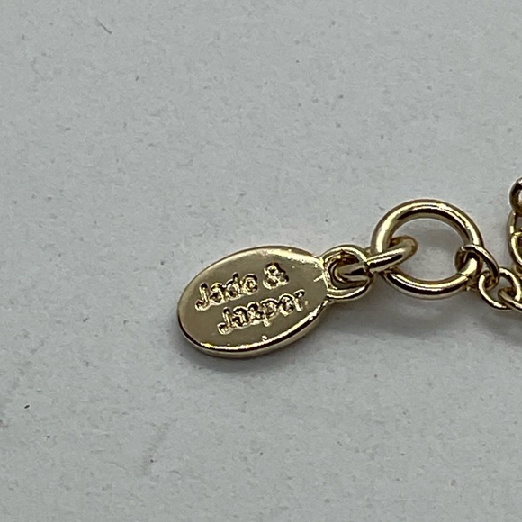 Lapis lazuli chunk modernist pendant in gold tone ball chain blue necklace - Picture 4 of 11